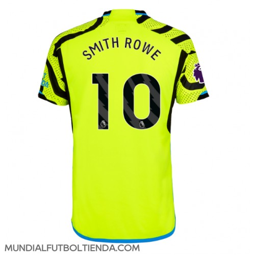 Camiseta Arsenal Emile Smith Rowe #10 Segunda Equipación Replica 2023-24 mangas cortas